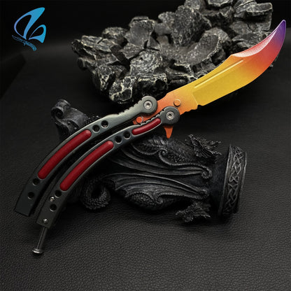 CSGO Fade Butterfly Knife Trainer Fade Skin Balisong Trainer