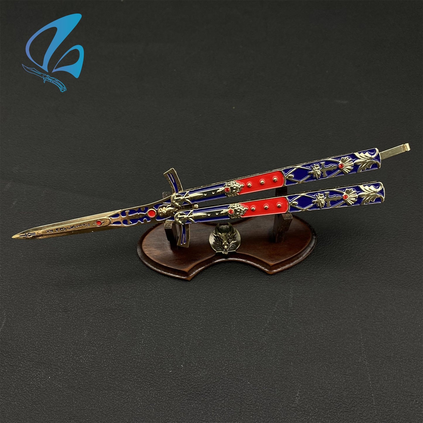 Excalibur Butterfly Knife Excalibur Balisong Fan Art For Display Only