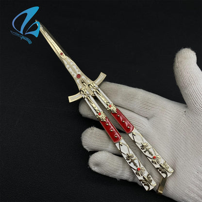 Excalibur Butterfly Knife Excalibur Balisong Fan Art For Display Only