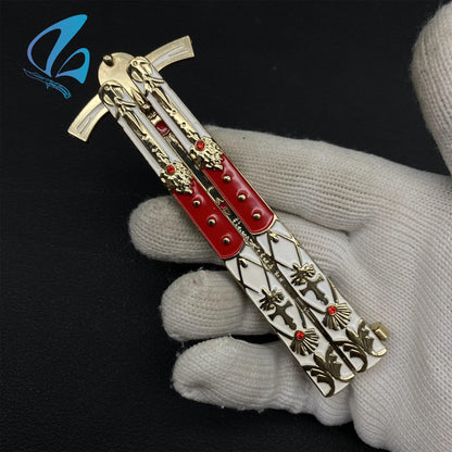 Excalibur Butterfly Knife Excalibur Balisong Fan Art For Display Only