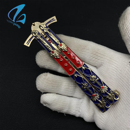 Excalibur Butterfly Knife Excalibur Balisong Fan Art For Display Only