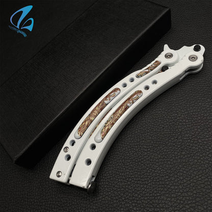 CSGO Firehawk Butterfly Knife Trainer Firehawk Skin Balisong Trainer