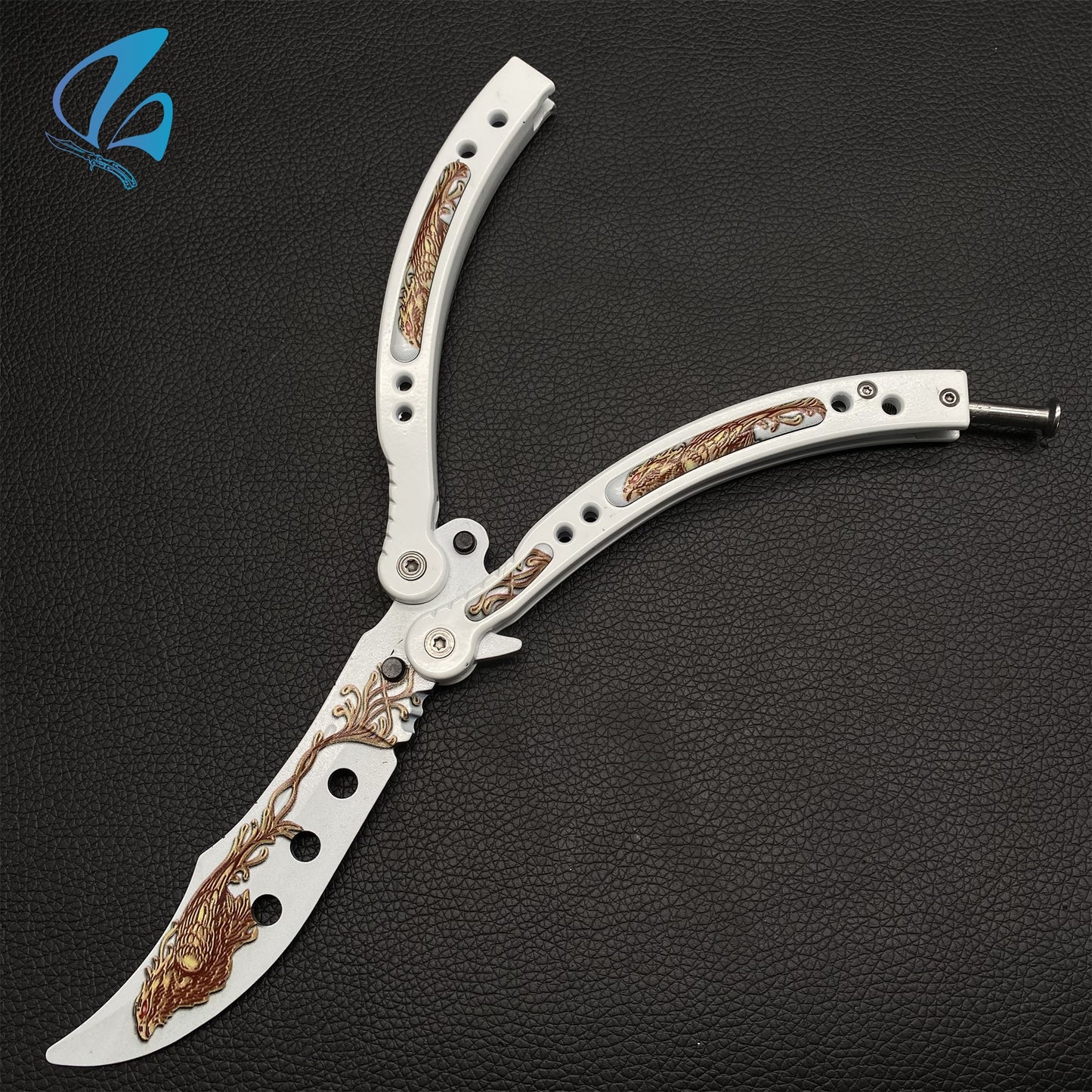 CSGO Firehawk Butterfly Knife Trainer Firehawk Skin Balisong Trainer