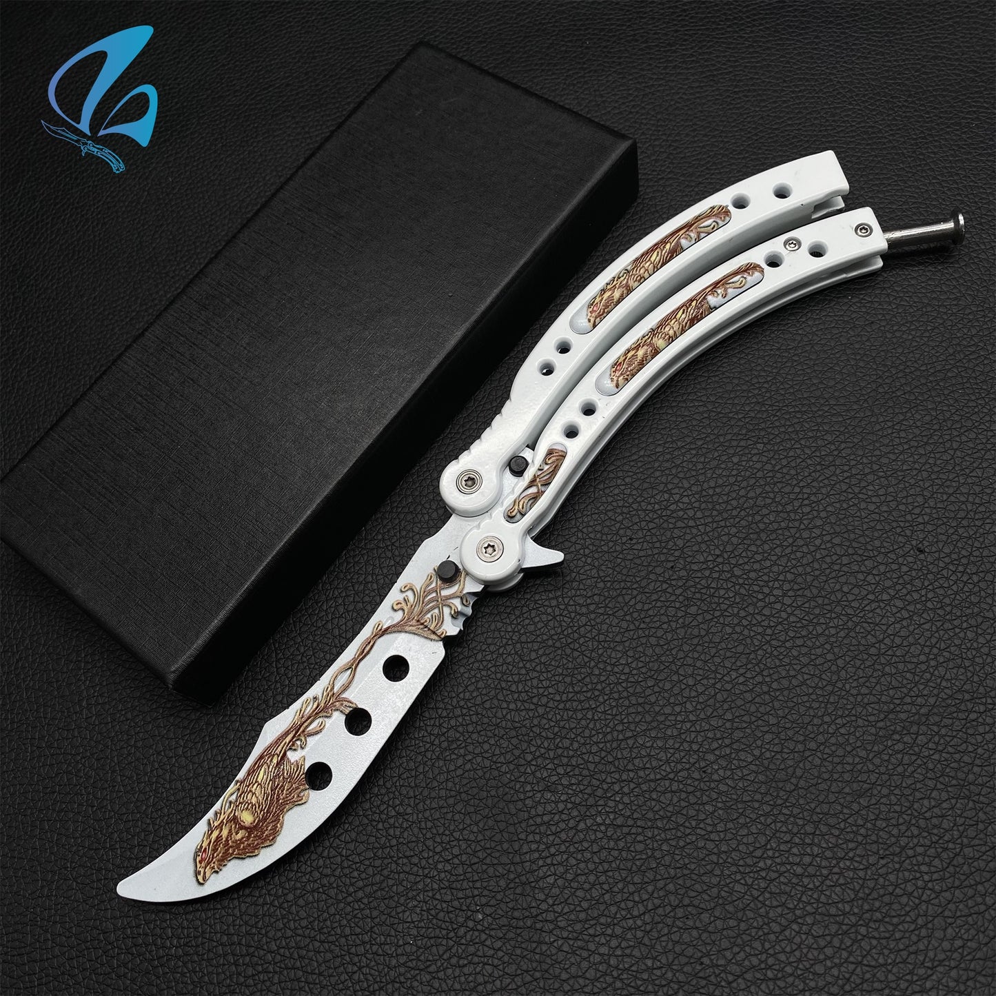 CSGO Firehawk Butterfly Knife Trainer Firehawk Skin Balisong Trainer