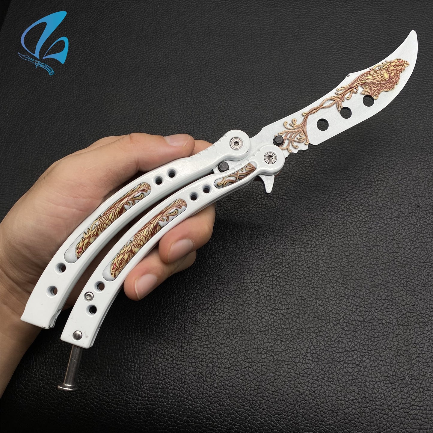 CSGO Firehawk Butterfly Knife Trainer Firehawk Skin Balisong Trainer