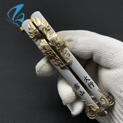 Fog Hill Butterfly Knife Fog Hill Balisong Fan Art For Display Only