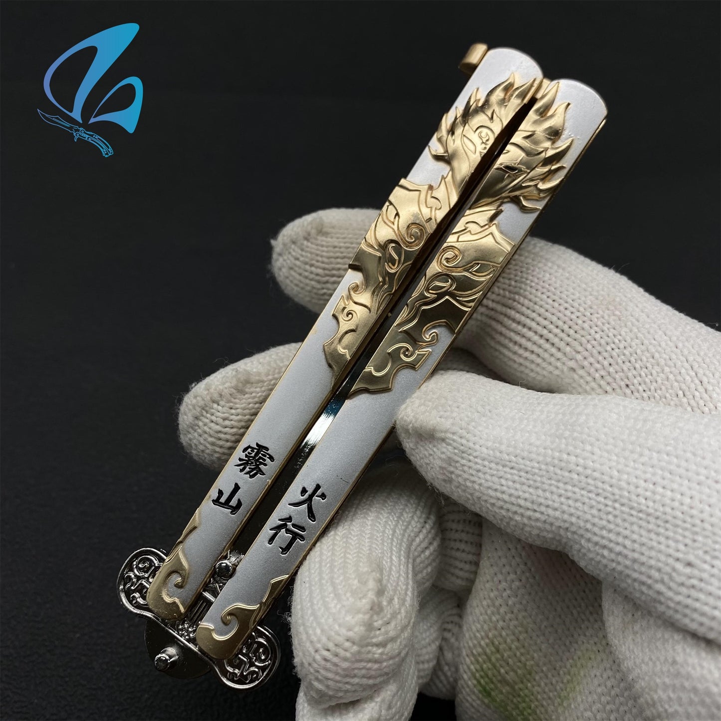 Fog Hill Butterfly Knife Fog Hill Balisong Fan Art For Display Only