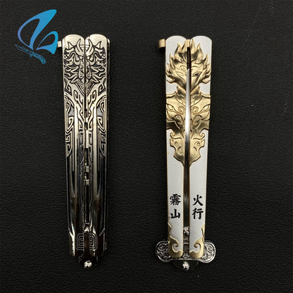 Fog Hill Butterfly Knife Fog Hill Balisong Fan Art For Display Only