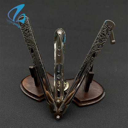 Fog Hill Butterfly Knife Fog Hill Balisong Fan Art For Display Only