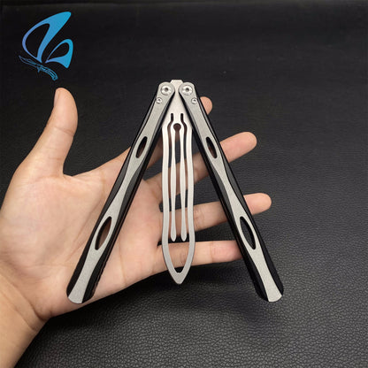 Fork Balisong Trainer CNC Aluminium Alloy Handle Fork Butterfly Knife Trainer