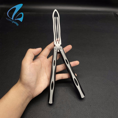 Fork Balisong Trainer CNC Aluminium Alloy Handle Fork Butterfly Knife Trainer