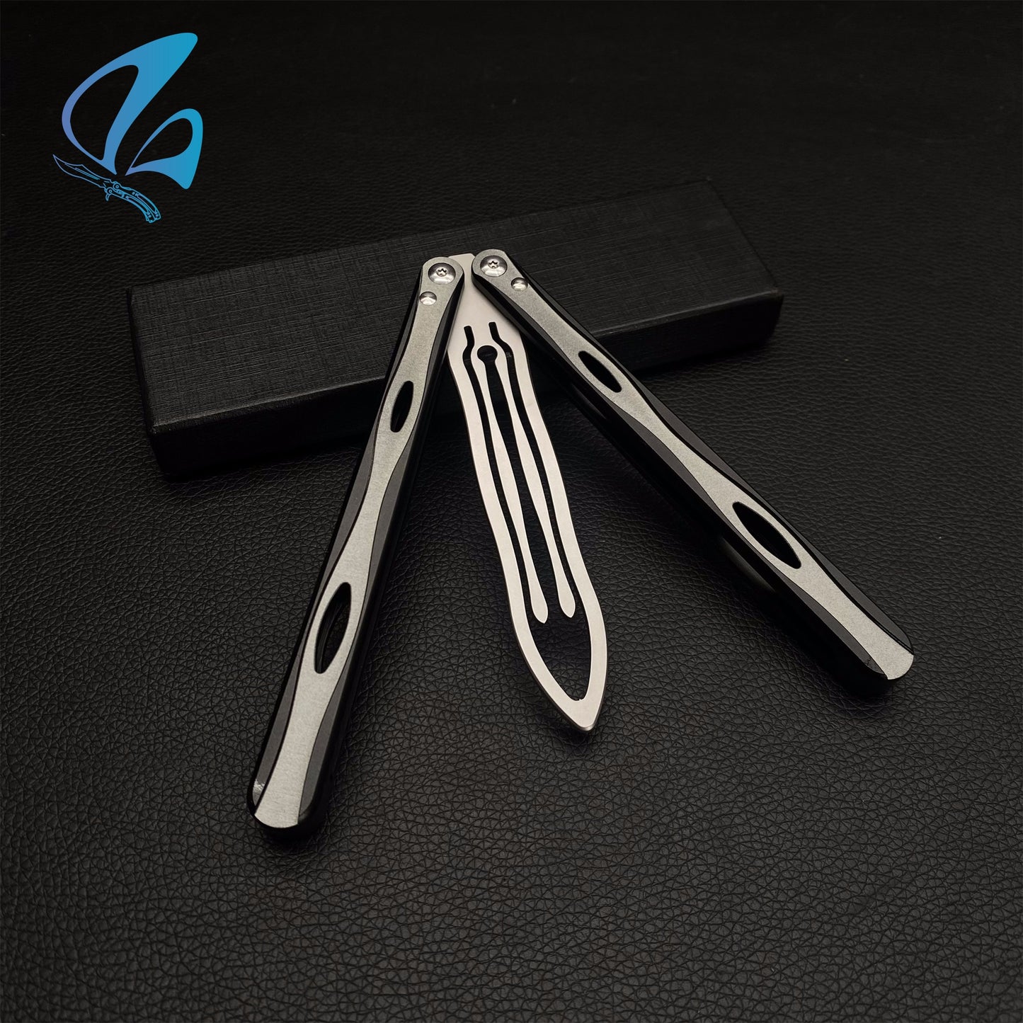 Fork Balisong Trainer CNC Aluminium Alloy Handle Fork Butterfly Knife Trainer