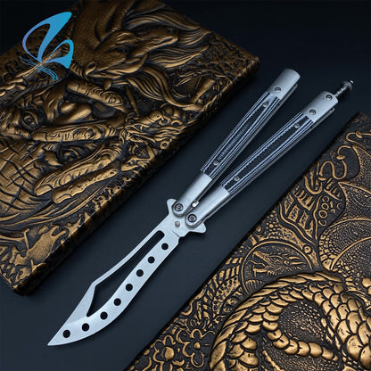 G10 Handles Stainless Steel Blade Butterfly Knife Trainer