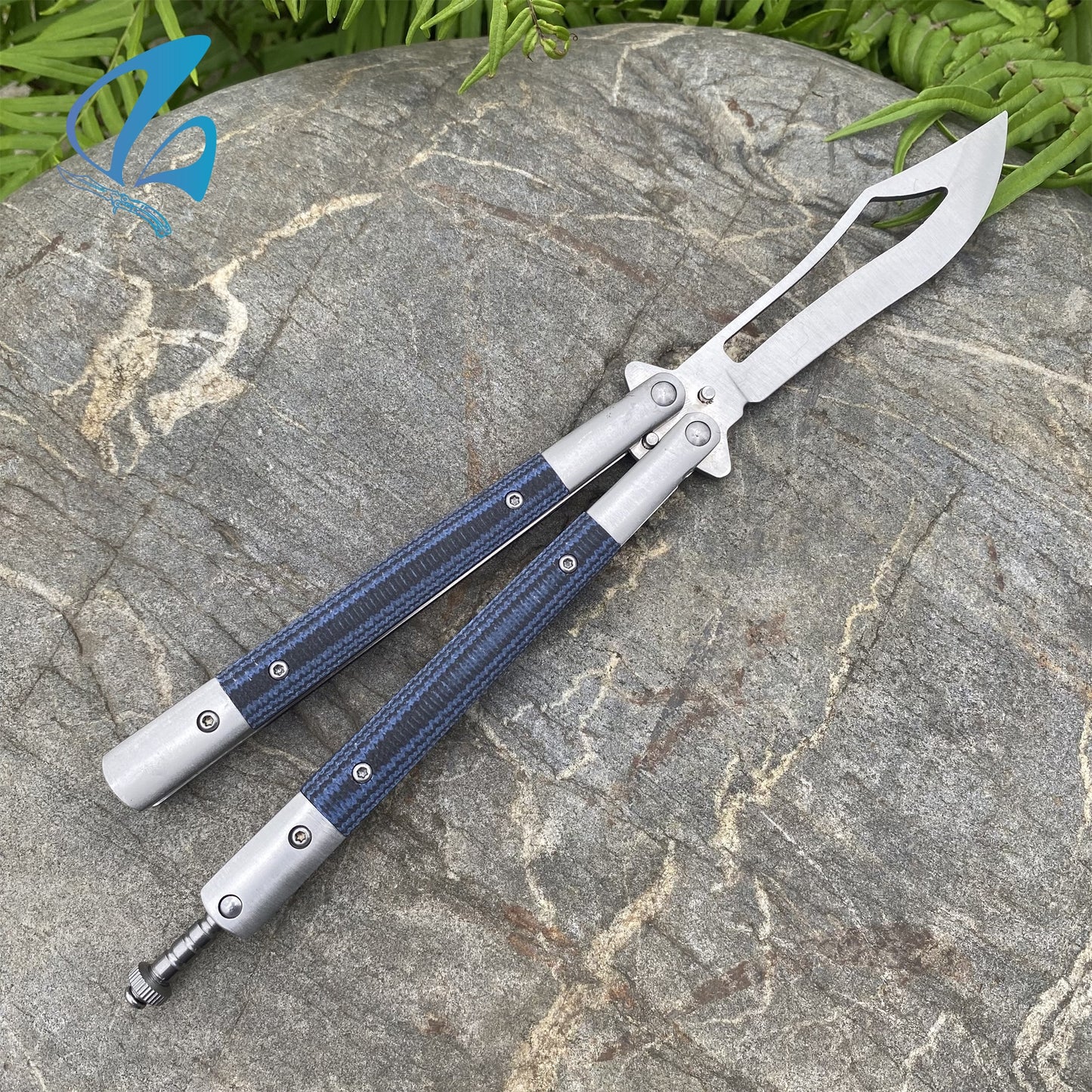 G10 Handles Stainless Steel Blade Butterfly Knife Trainer