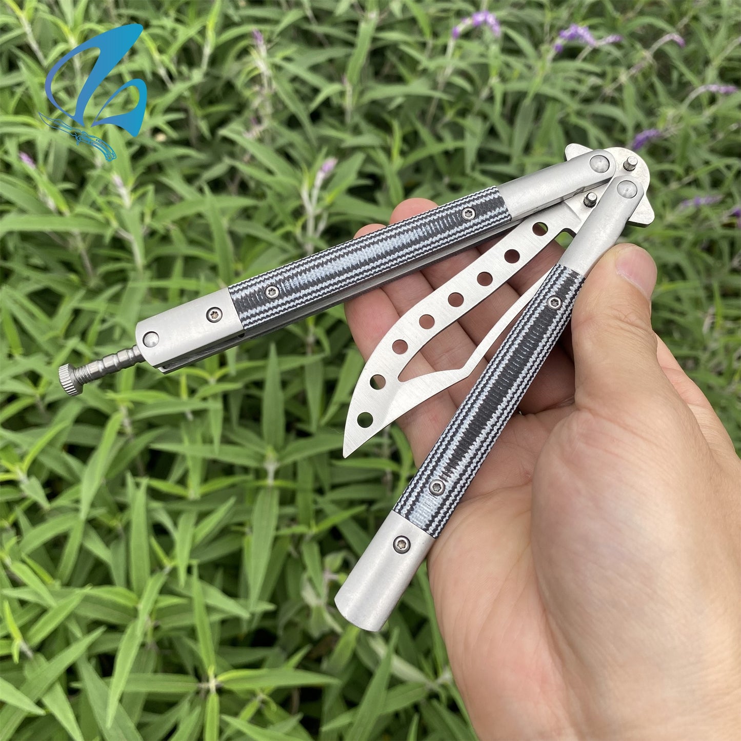 G10 Handles Stainless Steel Blade Butterfly Knife Trainer