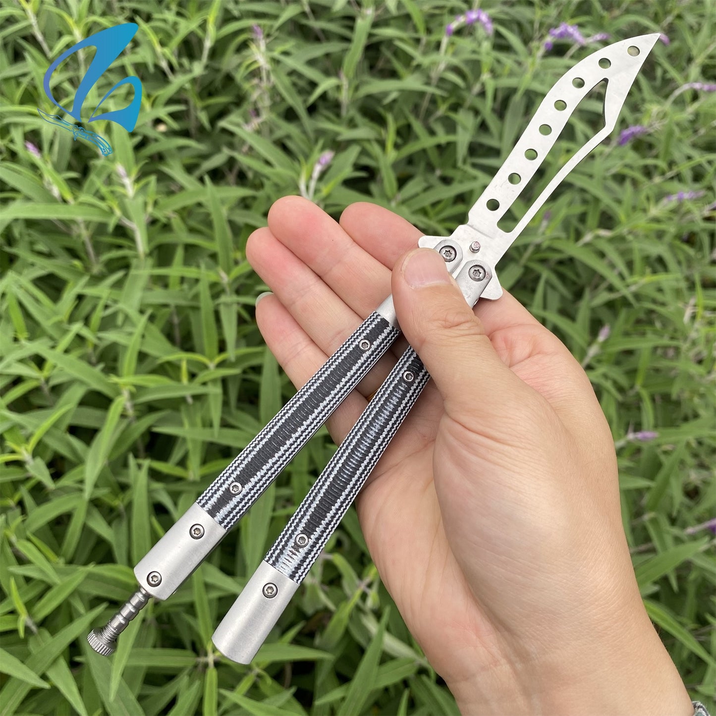 G10 Handles Stainless Steel Blade Butterfly Knife Trainer