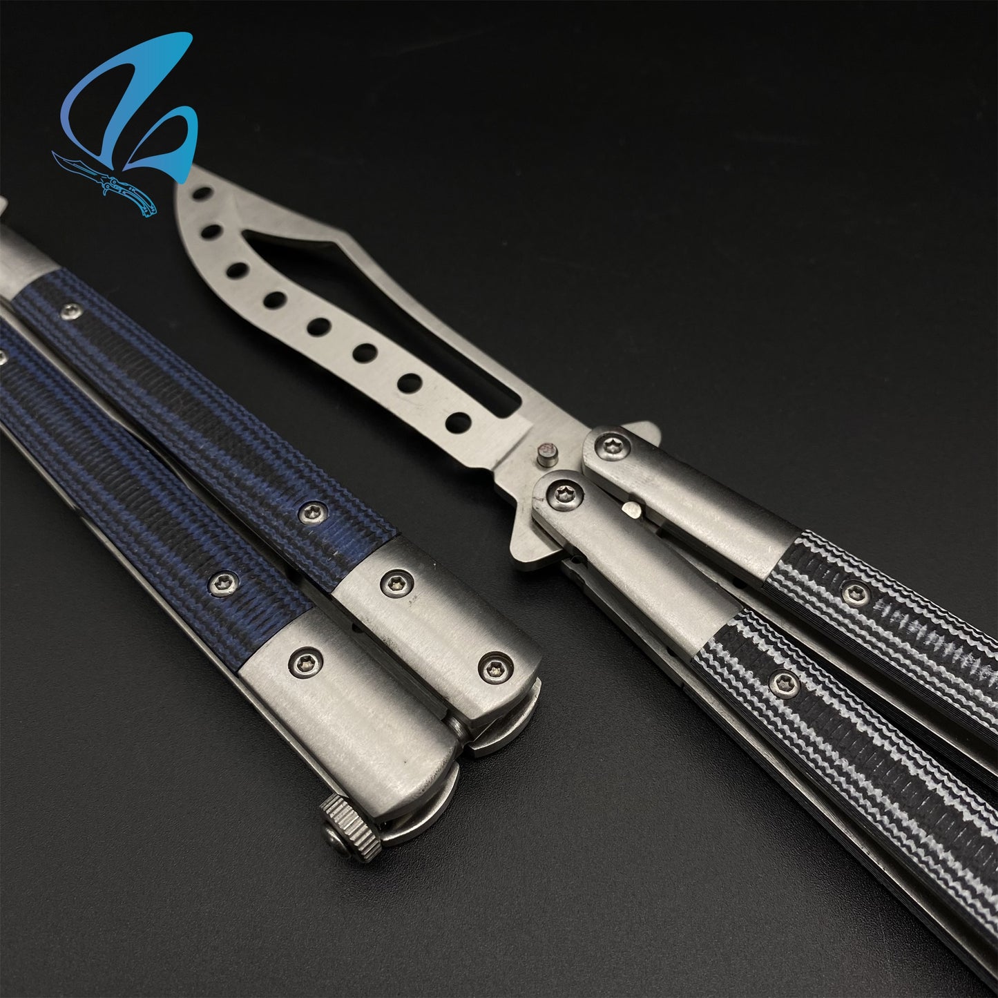 G10 Handles Stainless Steel Blade Butterfly Knife Trainer