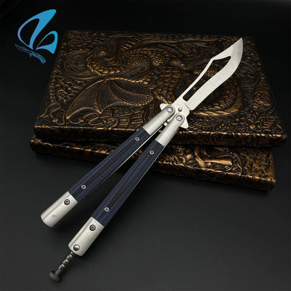 G10 Handles Stainless Steel Blade Butterfly Knife Trainer