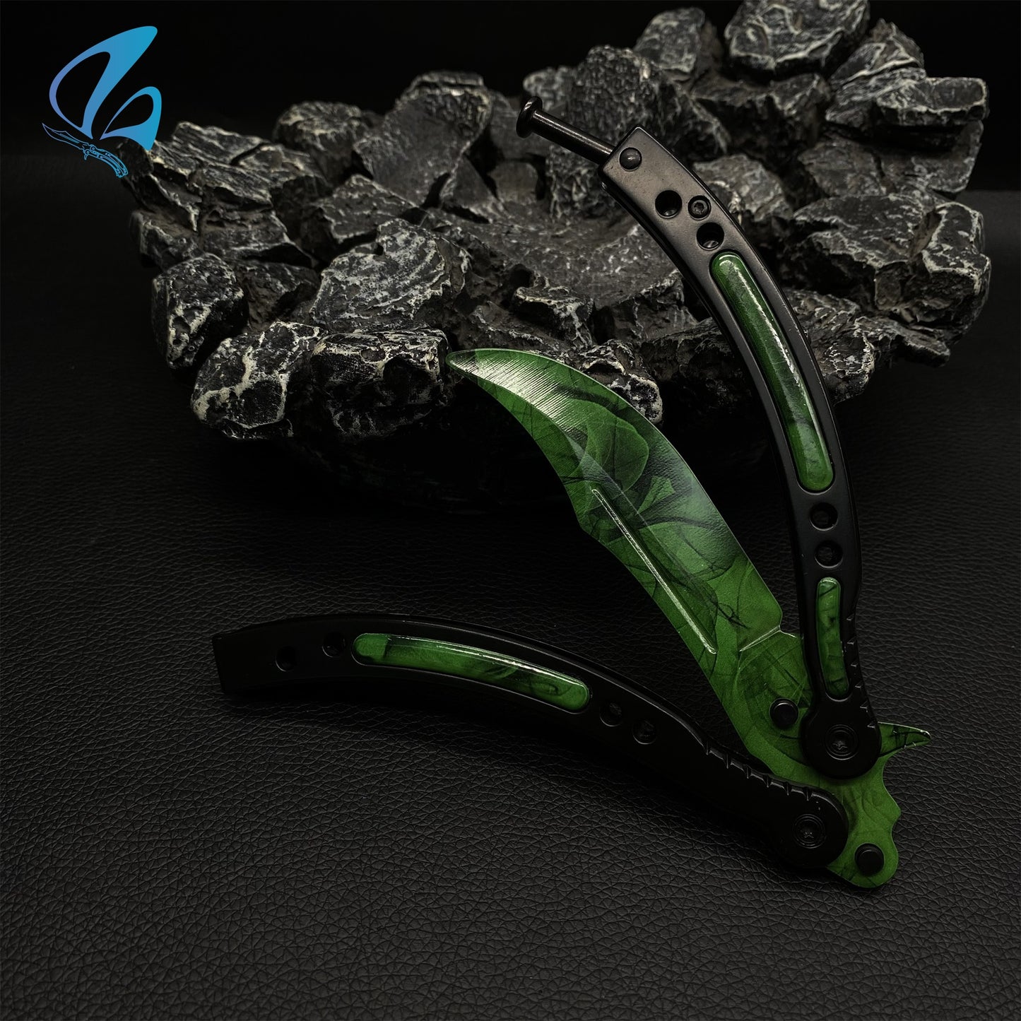 CSGO Gamma Doppler Butterfly Knife Trainer Gamma Doppler Skin Balisong Trainer