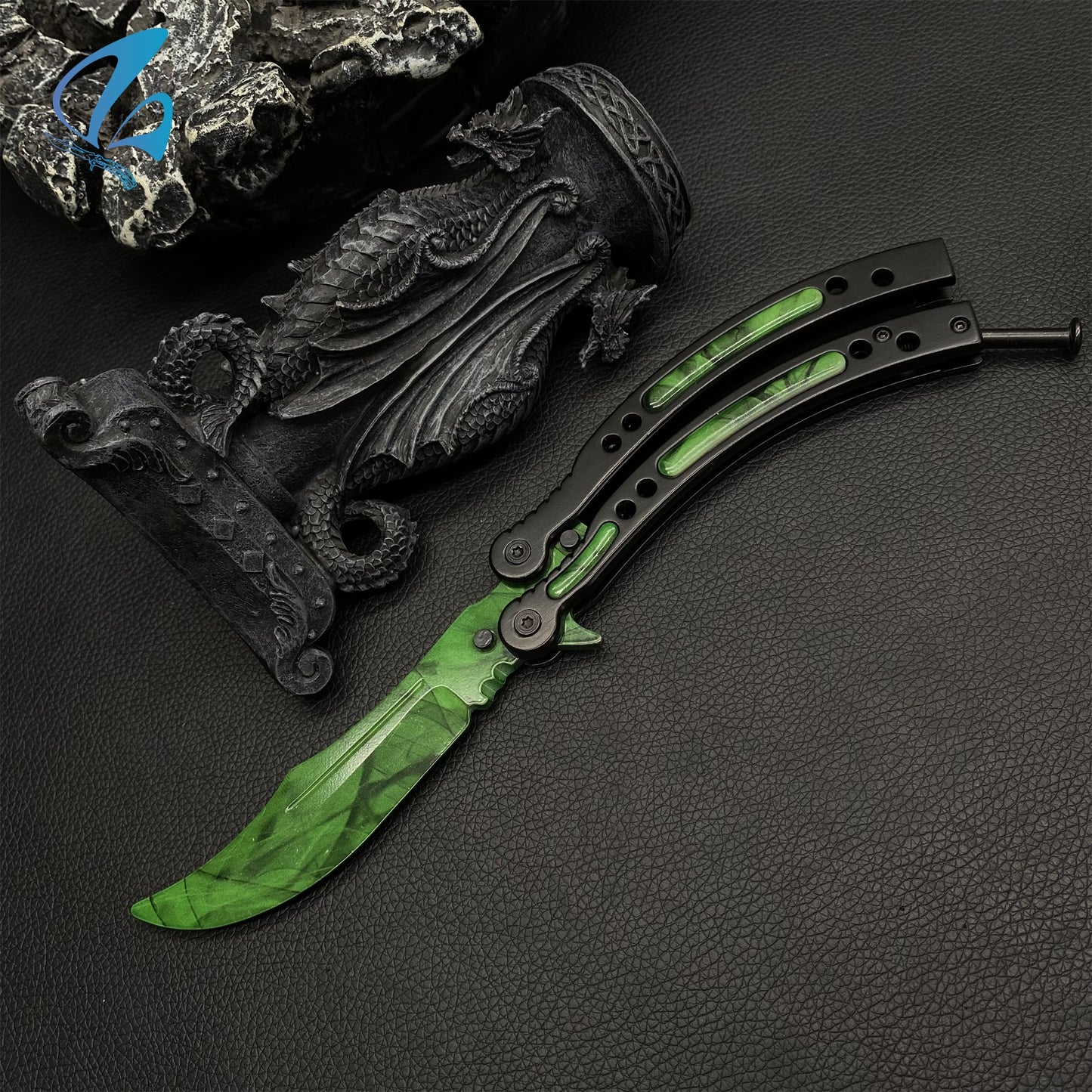 CSGO Gamma Doppler Butterfly Knife Trainer Gamma Doppler Skin Balisong Trainer