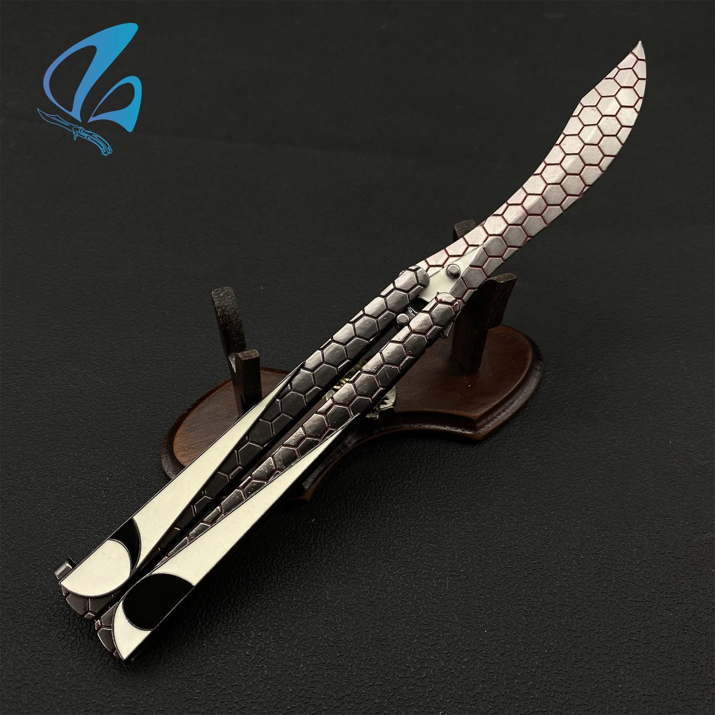 GanJiang Moye Butterfly Knife Fan Art For Display Only