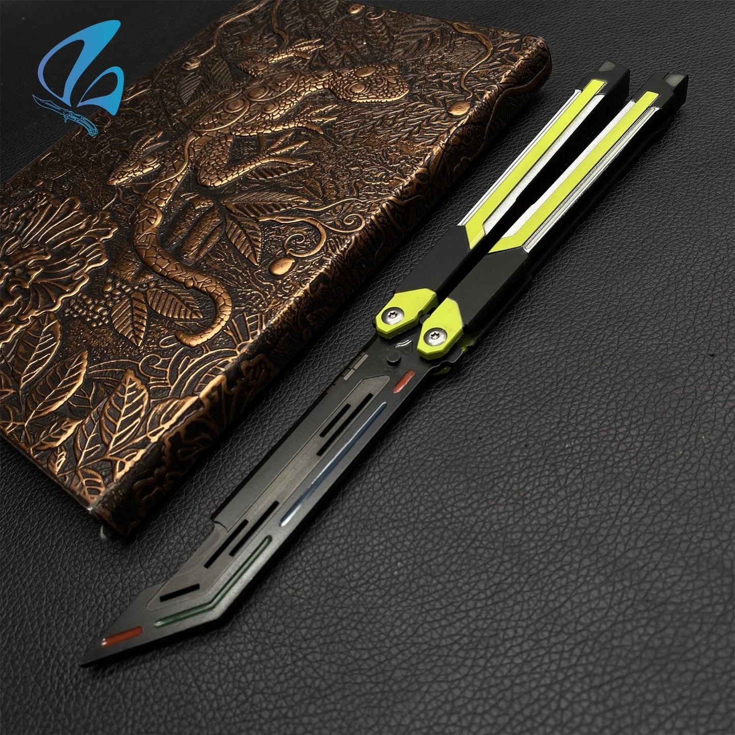 High-End RGX Knife RGX Butterfly Knife Trainer CNC Aluminium Handle RGX Balisong Trainer