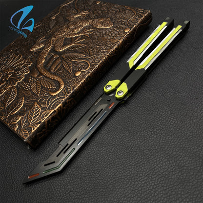 High-End RGX Knife RGX Butterfly Knife Trainer CNC Aluminium Handle RGX Balisong Trainer