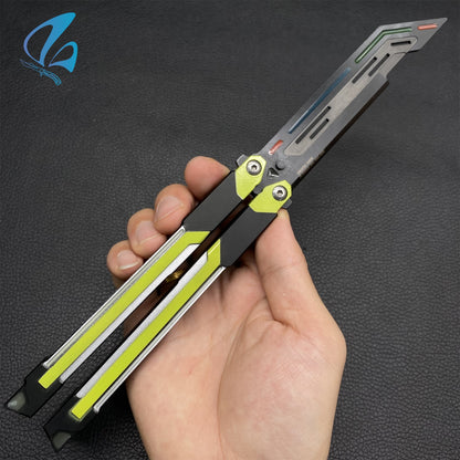 High-End RGX Knife RGX Butterfly Knife Trainer CNC Aluminium Handle RGX Balisong Trainer