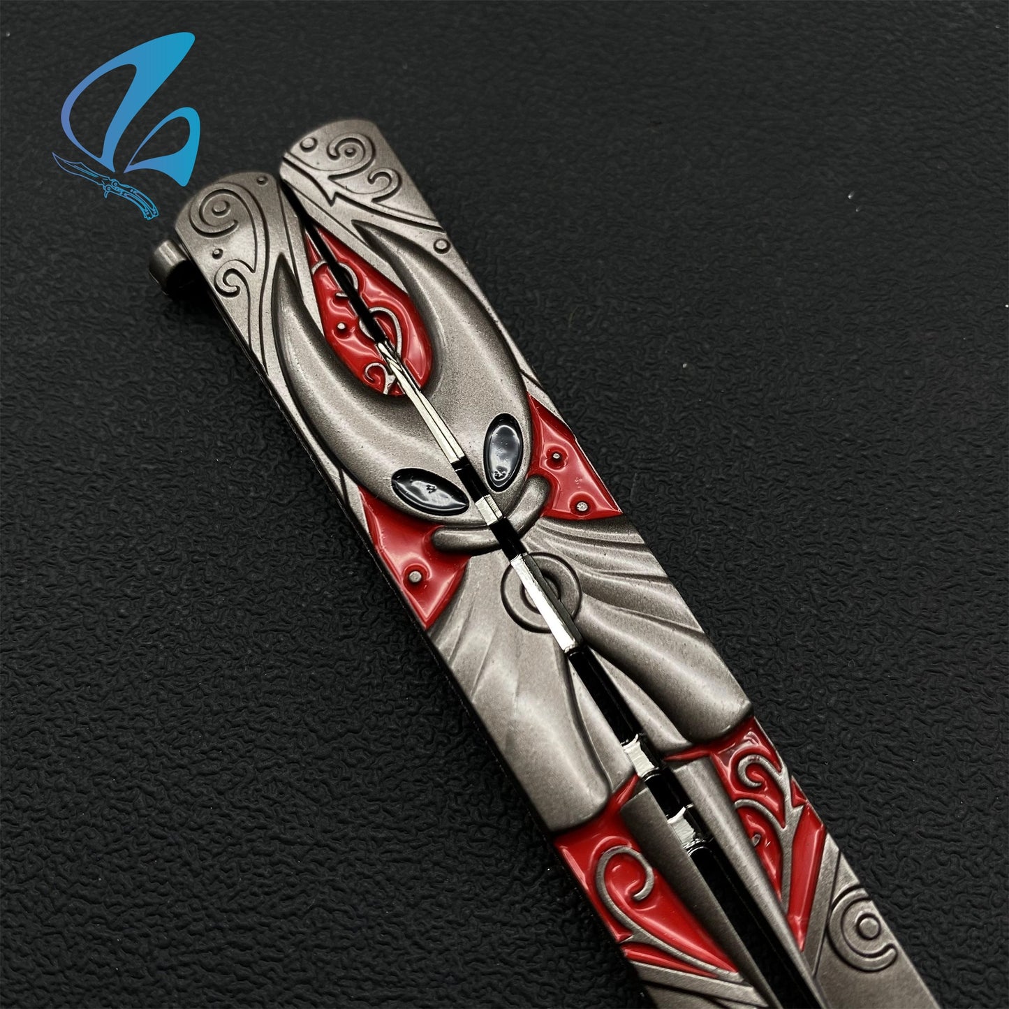 H Knight Butterfly Knife H Knight Balisong Fan Art For Display Only