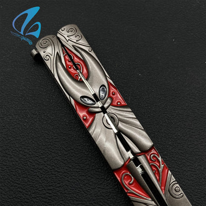 H Knight Butterfly Knife H Knight Balisong Fan Art For Display Only