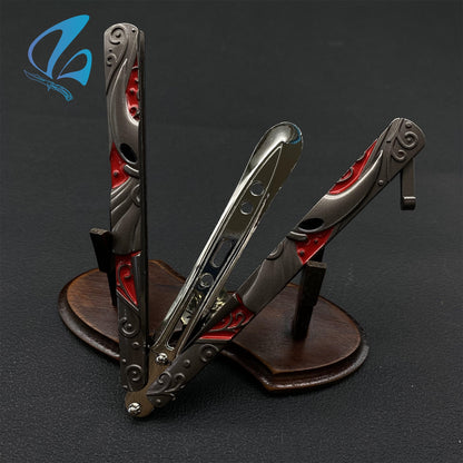 H Knight Butterfly Knife H Knight Balisong Fan Art For Display Only