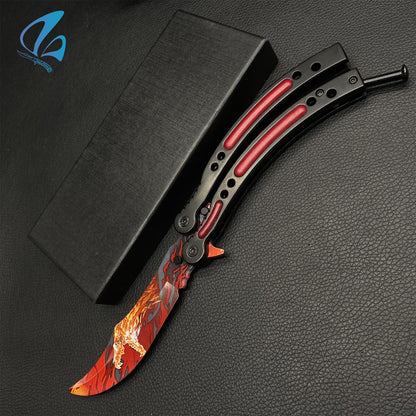 CSGO Howl Butterfly Knife Trainer Howl Skin Balisong Trainer