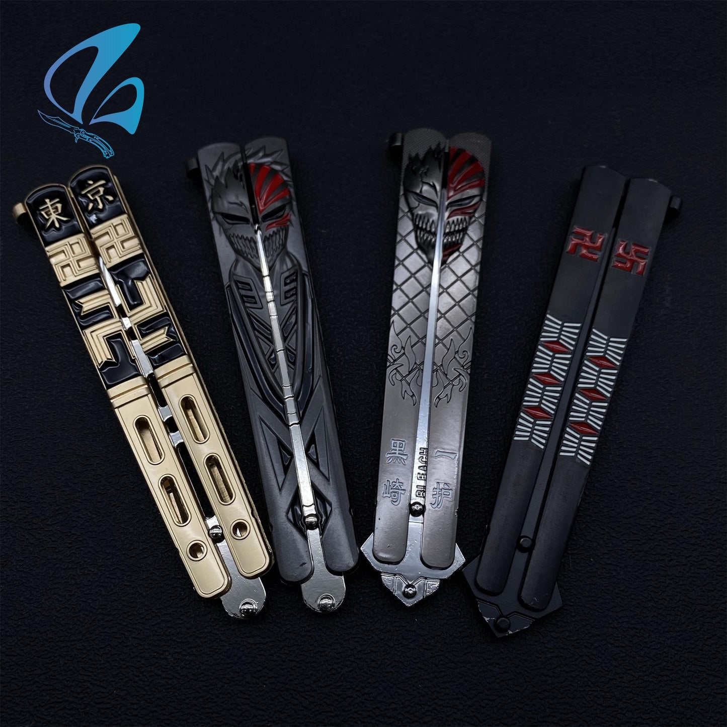 Death God Anime Butterfly Knife Death God Balisong Fan Art For Display Only