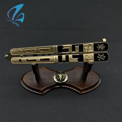 Death God Anime Butterfly Knife Death God Balisong Fan Art For Display Only