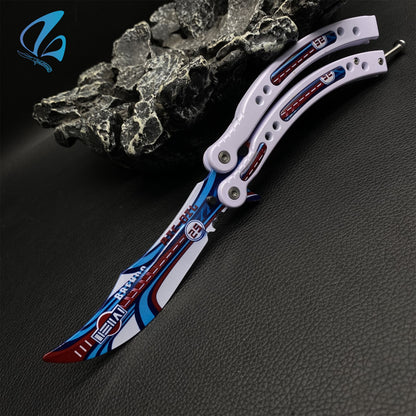 CSGO Integrale Butterfly Knife Trainer Integrale Skin Balisong Trainer