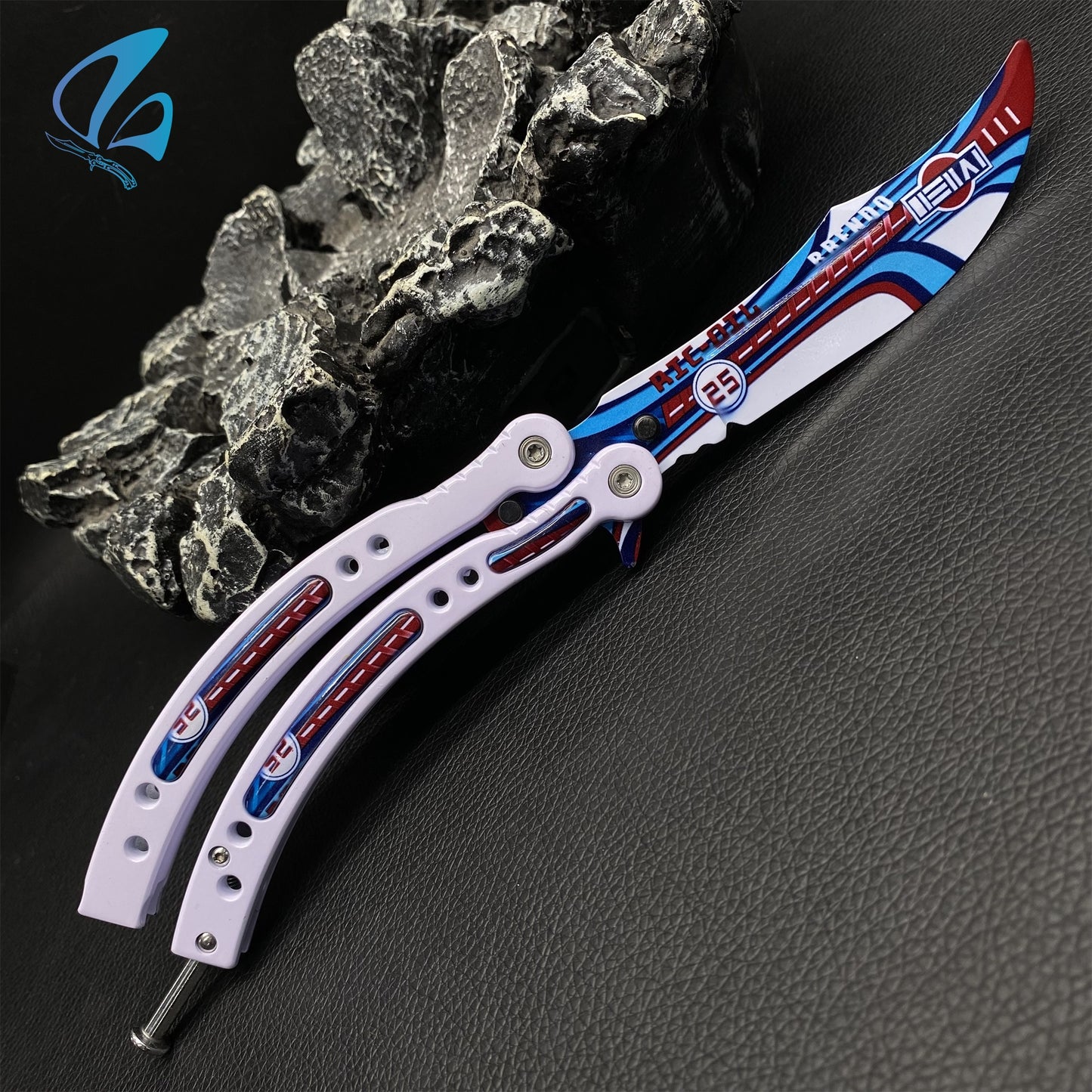 CSGO Integrale Butterfly Knife Trainer Integrale Skin Balisong Trainer