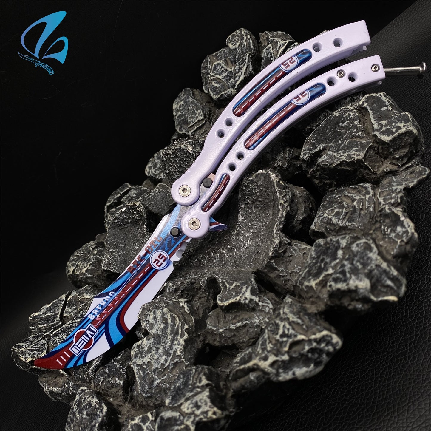 CSGO Integrale Butterfly Knife Trainer Integrale Skin Balisong Trainer