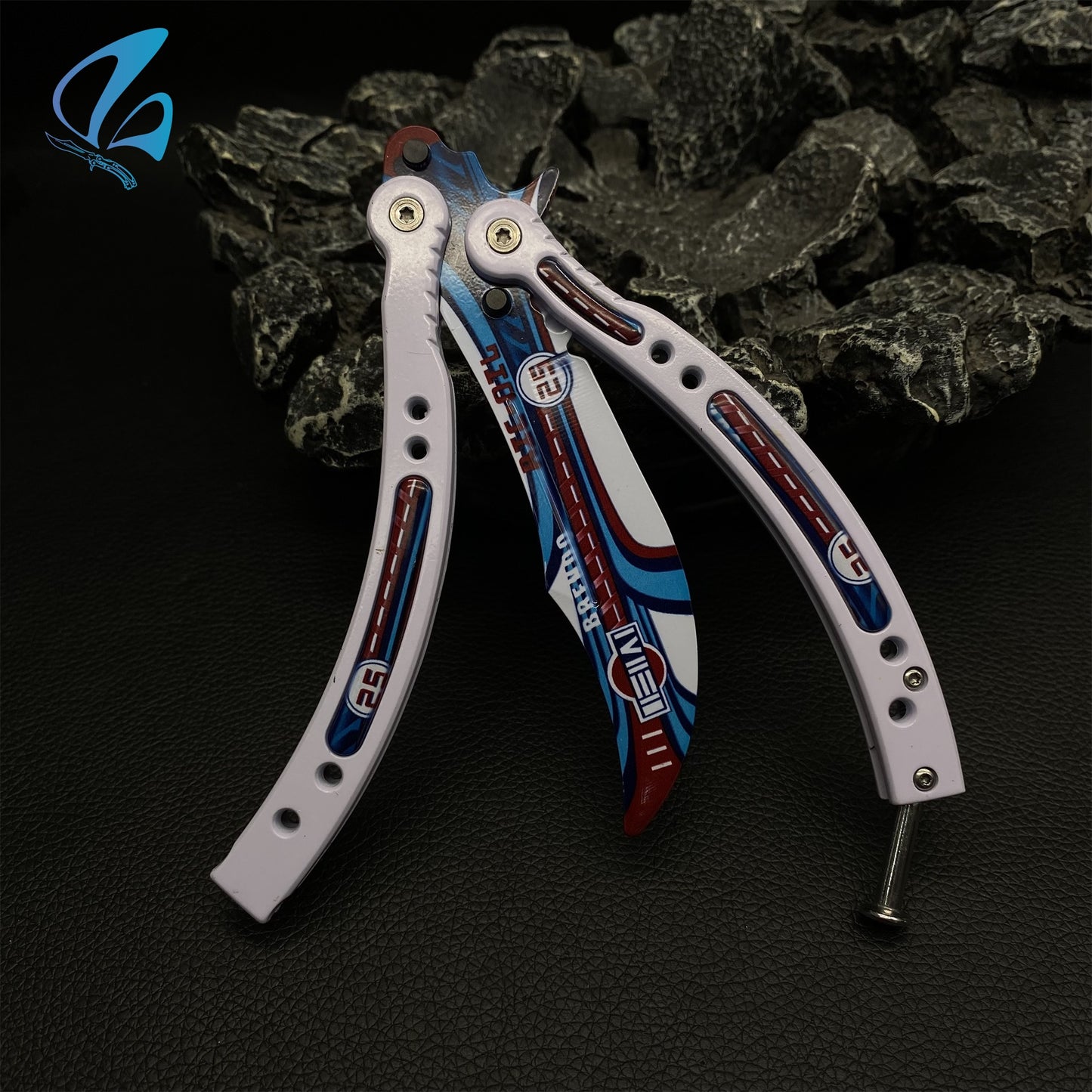 CSGO Integrale Butterfly Knife Trainer Integrale Skin Balisong Trainer