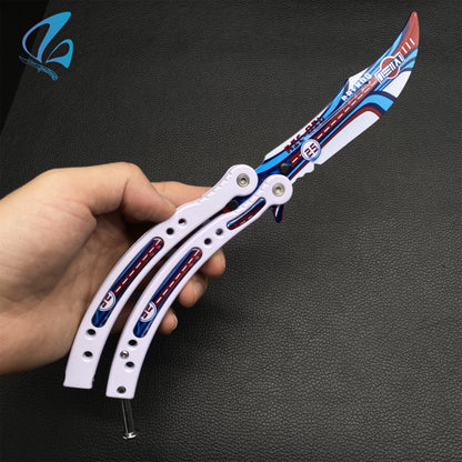 CSGO Integrale Butterfly Knife Trainer Integrale Skin Balisong Trainer