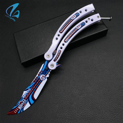 CSGO Integrale Butterfly Knife Trainer Integrale Skin Balisong Trainer