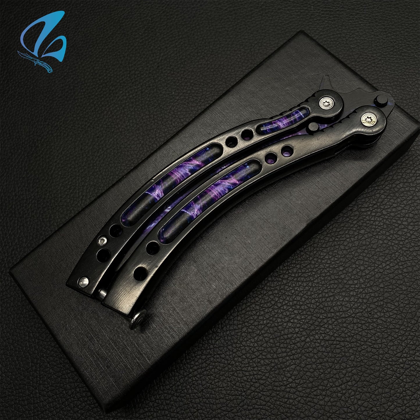 CSGO Lightning Strike Butterfly Knife Trainer Lightning Strike Skin Balisong Trainer