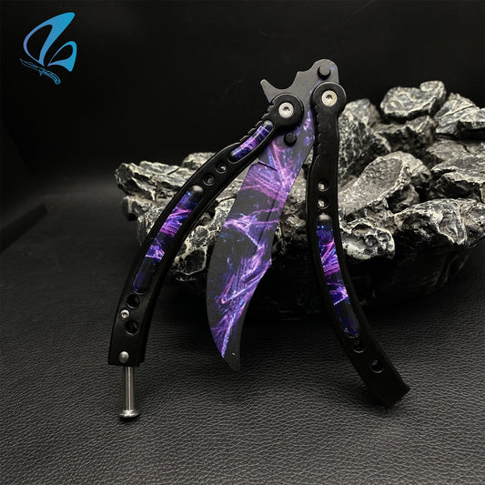 CSGO Lightning Strike Butterfly Knife Trainer Lightning Strike Skin Balisong Trainer