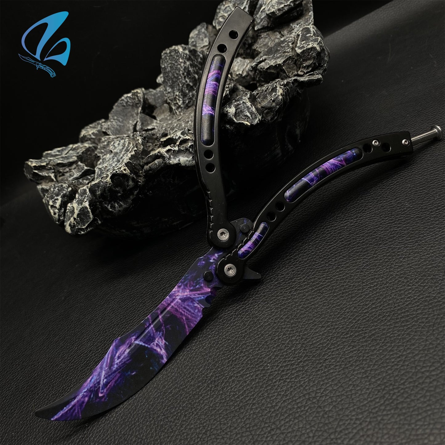 CSGO Lightning Strike Butterfly Knife Trainer Lightning Strike Skin Balisong Trainer