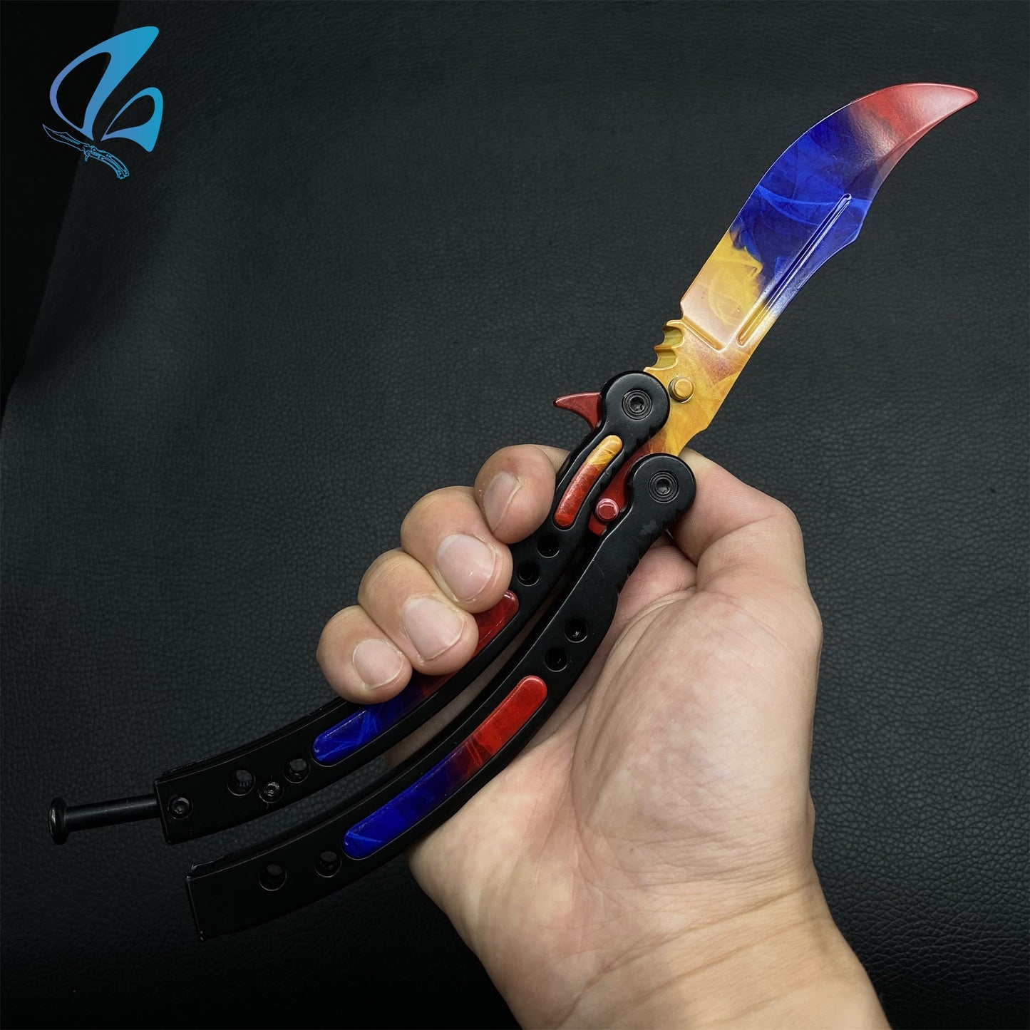 CSGO Marble Fade Butterfly Knife Trainer Marble Fade Skin Balisong Trainer