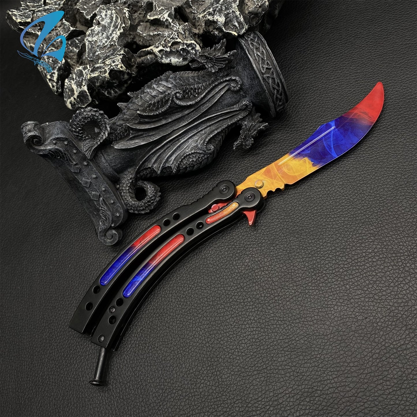 CSGO Marble Fade Butterfly Knife Trainer Marble Fade Skin Balisong Trainer