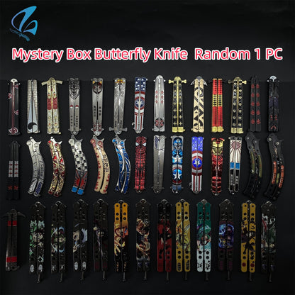 Mystery Fan Art Butterfly Knife Random 1 PC