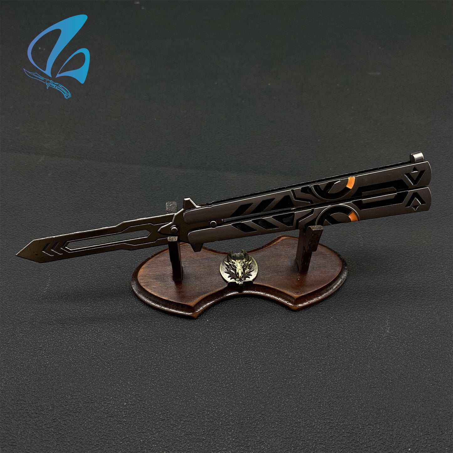 OW Butterfly Knife Game OW Balisong Fan Art For Display Only