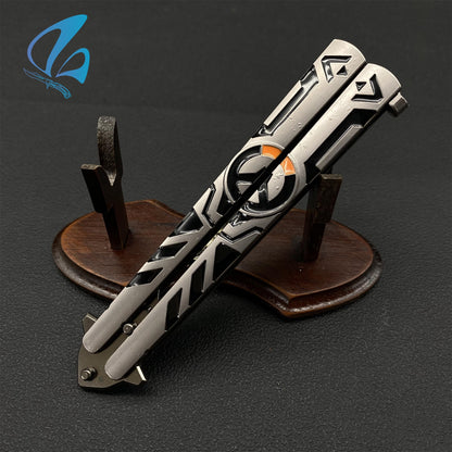 OW Butterfly Knife Game OW Balisong Fan Art For Display Only