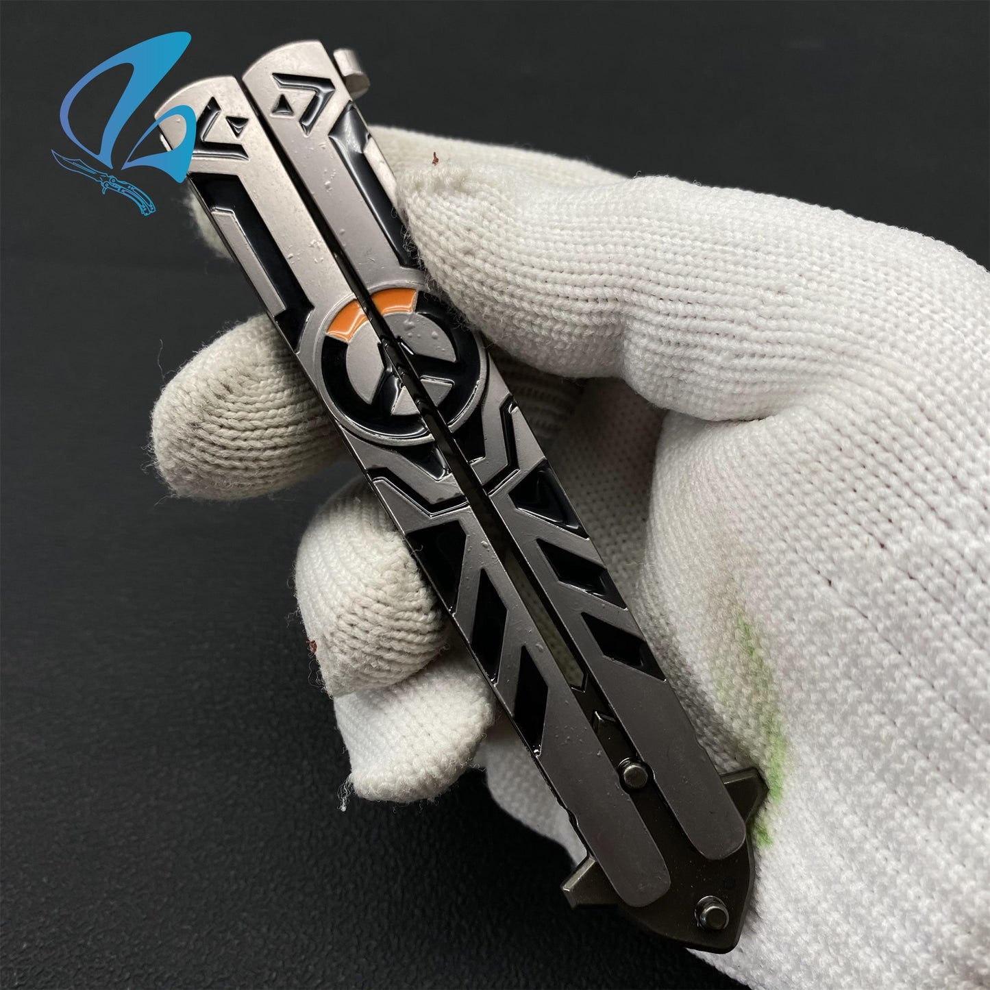 OW Butterfly Knife Game OW Balisong Fan Art For Display Only