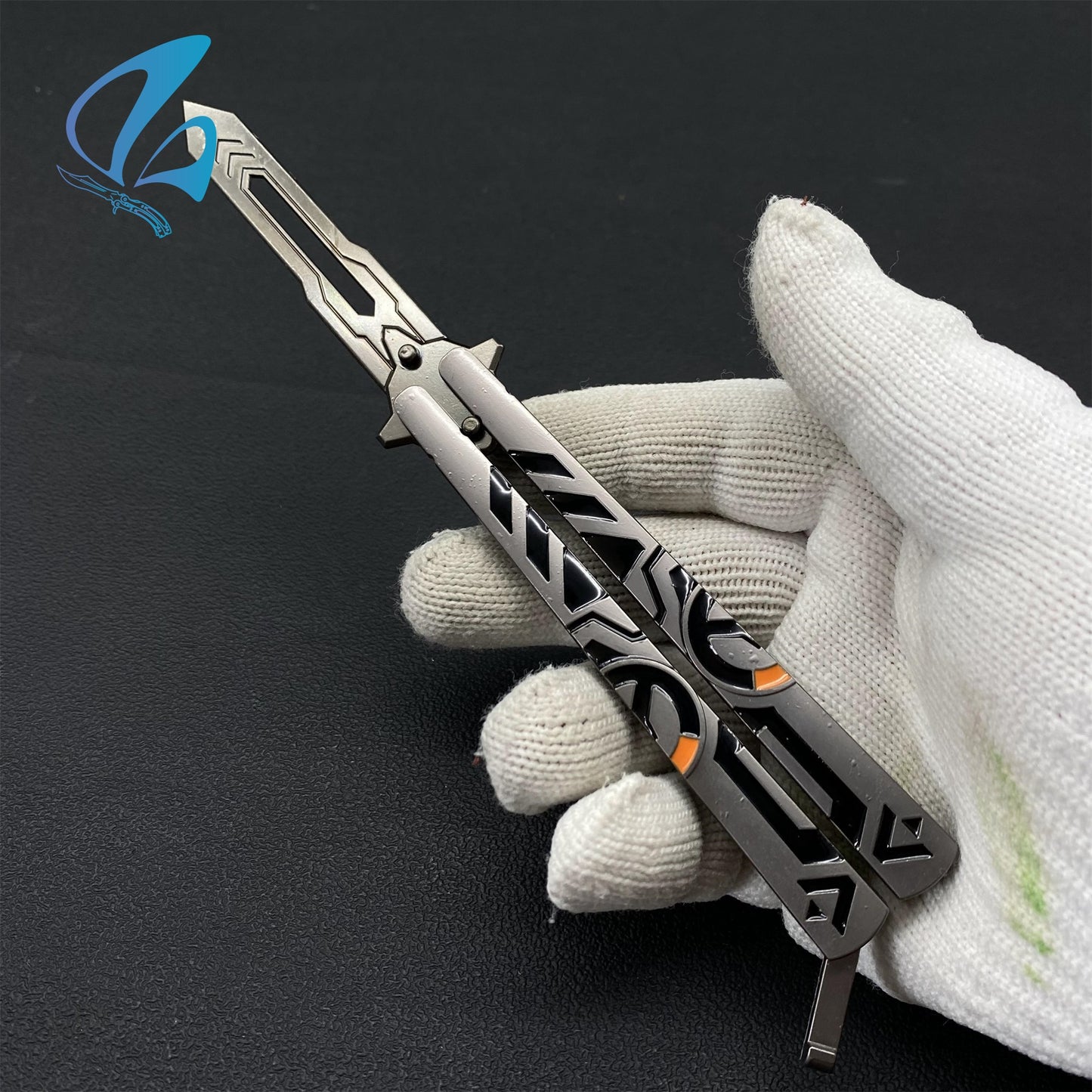 OW Butterfly Knife Game OW Balisong Fan Art For Display Only